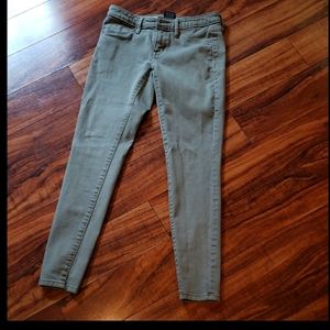 Mossimo mid-rise olive green size 0 zero jeggings